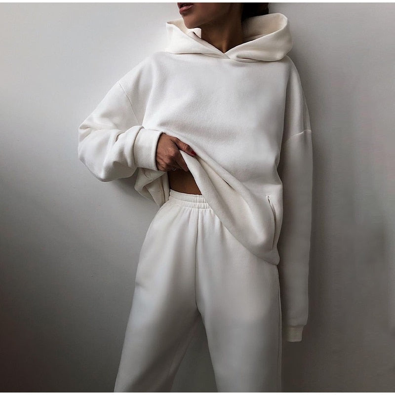Women's Oversized Two-Piece Tracksuit Set
