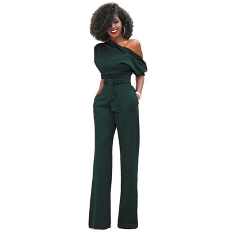 Women's Bodycon Jumpsuit, Sleeveless Slim Fit