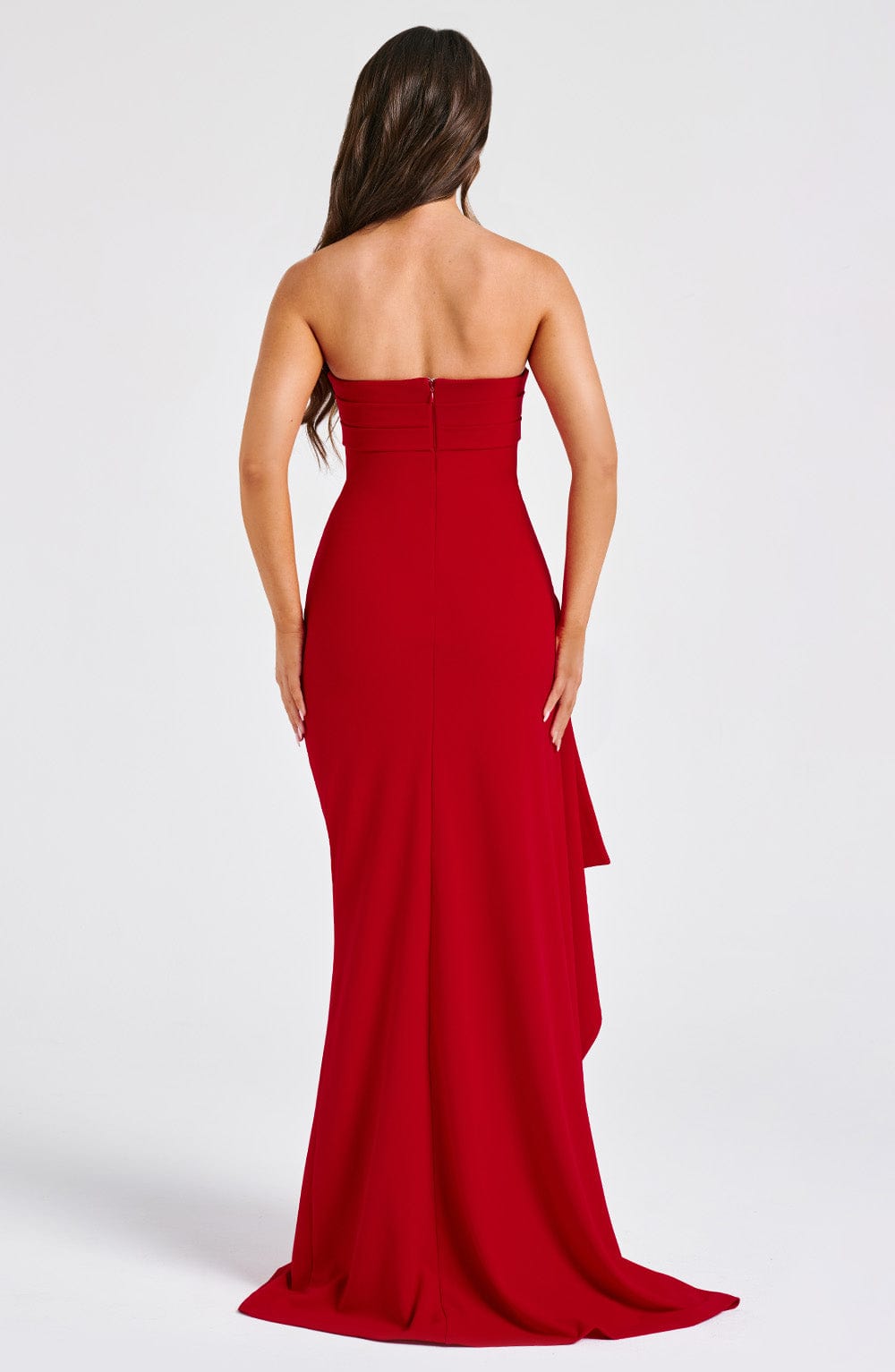 Refined Strapless Maxi Dress for Evening